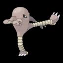 Official artwork of Hitmonlee oscuro