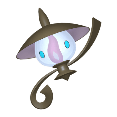 Pokémon HOME Shiny Lampent sprite 