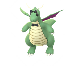 Pokémon GO Shiny Dragonite sprite 