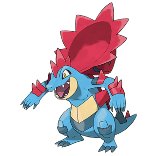 Open GO Hub DB page for Mega Feraligatr Artwork of Mega Feraligatr from Pokémon GO
