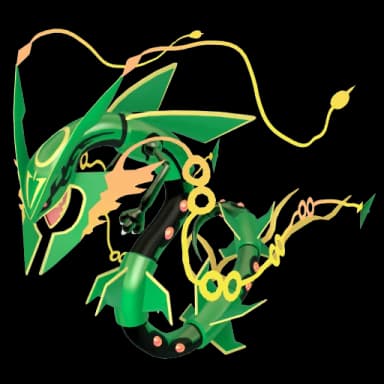 Pokémon HOME Mega-Rayquaza sprite 