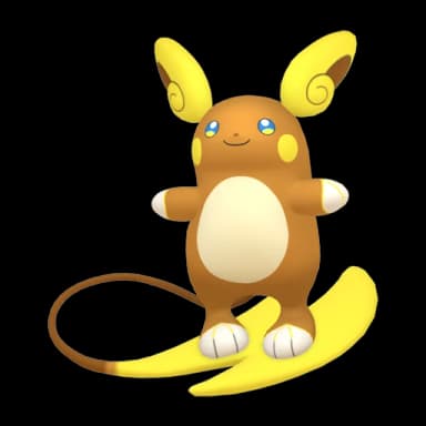 Pokémon HOME Raichu de Alola sprite 