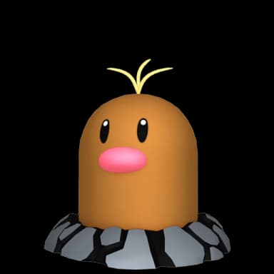 Pokémon HOME Diglett de Alola sprite 