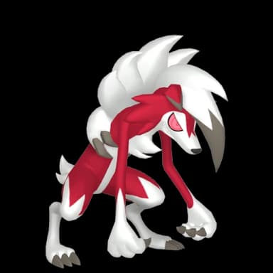 Pokémon HOME Lougaroc (Midnight) sprite 