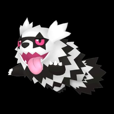 Pokémon HOME Zigzagoon de Galar oscuro sprite 