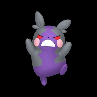 Pokémon HOME Morpeko (Hangry) sprite 