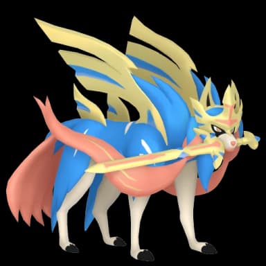 Pokémon HOME Zacian Espada Suprema sprite 