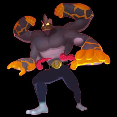 Pokémon HOME Machamp Gigamax sprite 
