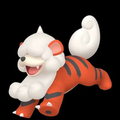 Pokémon HOME Hisuian Growlithe sprite 