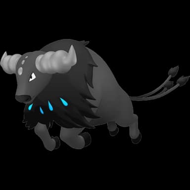 Pokémon HOME Paldean Tauros (Aqua Breed) sprite 