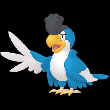 Pokémon HOME Squawkabilly (Plumagem Azul) sprite 
