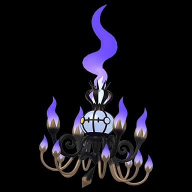 Pokémon HOME Mega Chandelure sprite 