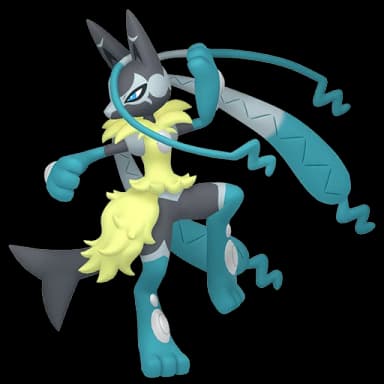 Pokémon HOME Mega Lucario Z sprite 