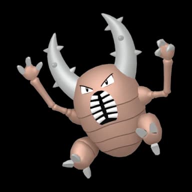 Pokémon HOME Pinsir oscuro sprite 