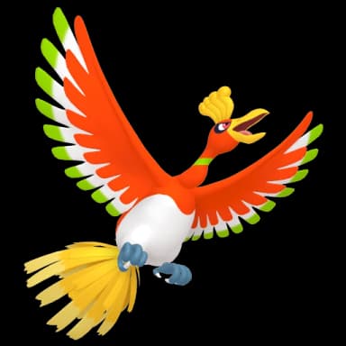 Pokémon HOME Ho-Oh sprite 