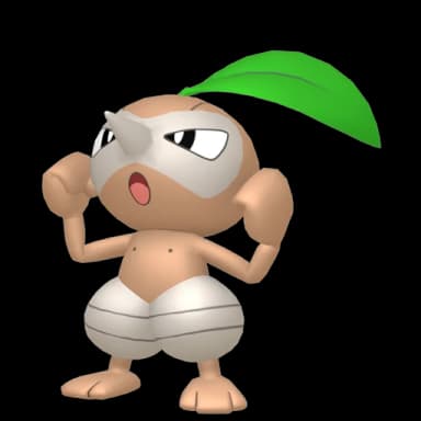 Pokémon HOME Nuzleaf sprite 