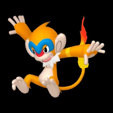 Pokémon HOME Panpyro sprite 