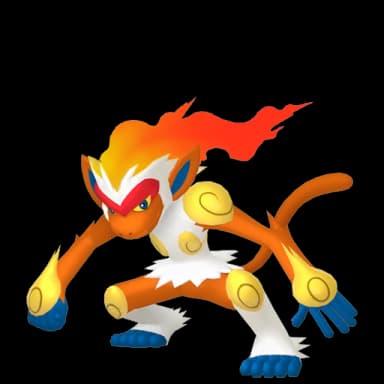 Pokémon HOME Crypto-Panferno sprite 