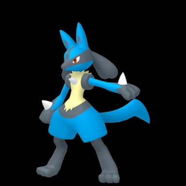 Pokémon HOME Lucario sprite 