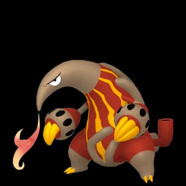 Pokémon HOME Heatmor sprite 