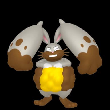 Pokémon HOME Excavarenne sprite 