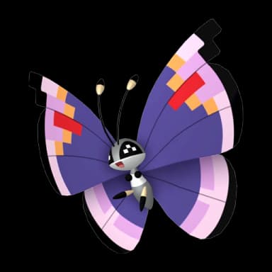 Pokémon HOME Vivillon (Elegant Pattern) sprite 