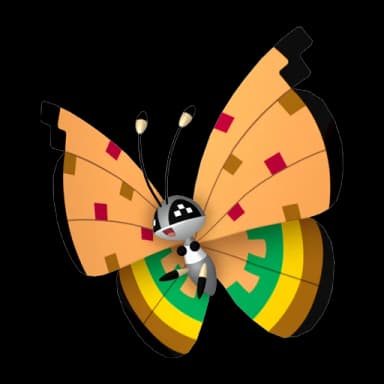 Pokémon HOME Vivillon (Dürrenmuster) sprite 