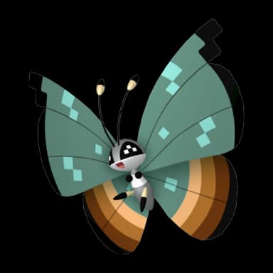 Pokémon HOME Vivillon (Dschungelmuster) sprite 