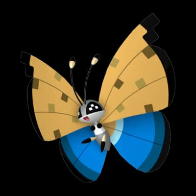 Pokémon HOME Vivillon (River Pattern) sprite 