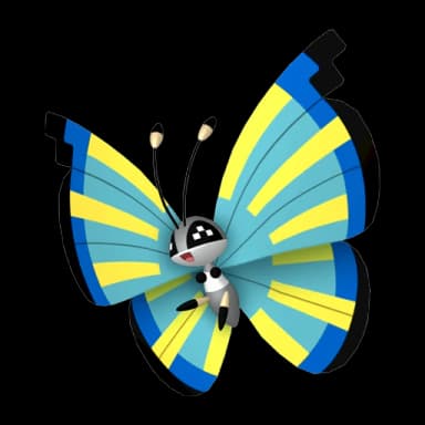 Pokémon HOME Vivillon (Padrão Savana) sprite 