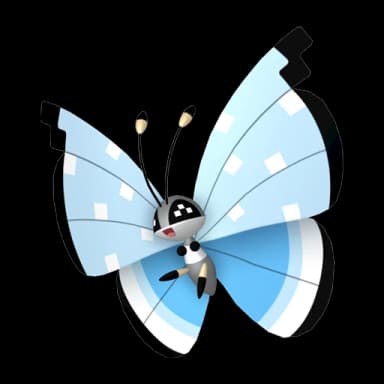 Pokémon HOME Vivillon (Tundra Pattern) sprite 