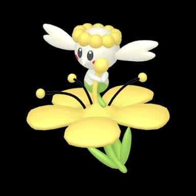 Pokémon HOME Flabébé (Flor Amarela) sprite 