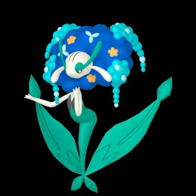 Pokémon HOME Florges (Flor Azul) sprite 