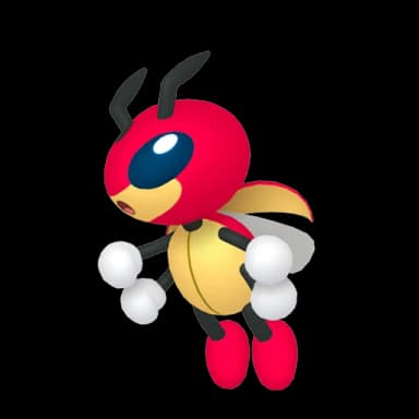 Pokémon HOME Ledian ♀ sprite 
