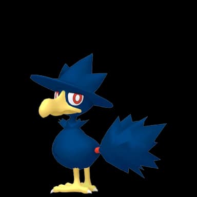 Pokémon HOME Murkrow ♀ sprite 
