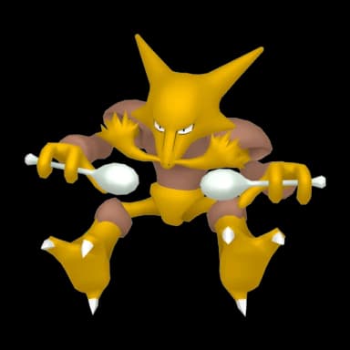 Pokémon HOME Alakazam Obscur ♀ sprite 