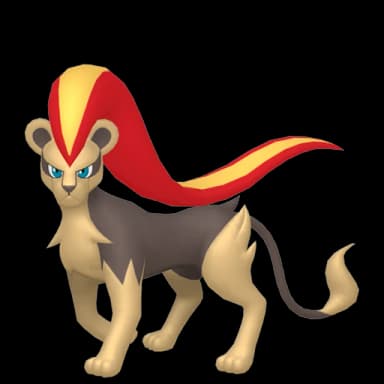 Pokémon HOME Pyroar (Female) ♀ sprite 