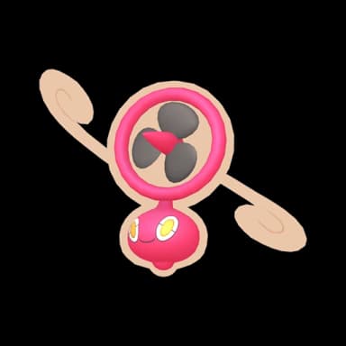 Pokémon HOME Shiny Rotom Ventilador sprite 