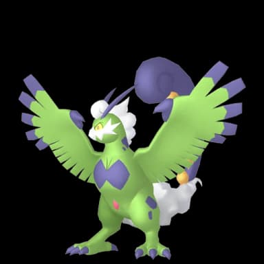 Pokémon HOME Shiny Tornadus Forma Tótem oscuro sprite 