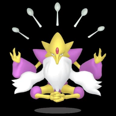Pokémon HOME Shiny Mega-Alakazam sprite 