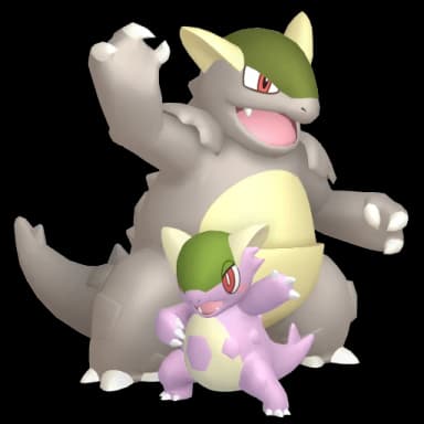 Pokémon HOME Shiny Mega-Kangourex sprite 