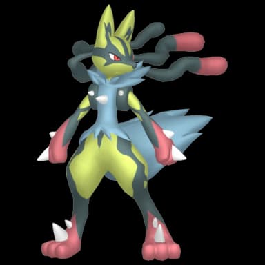 Pokémon HOME Shiny Mega Lucario sprite 