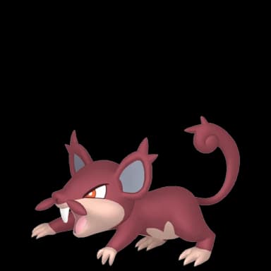 Pokémon HOME Shiny Alola-Rattfratz sprite 