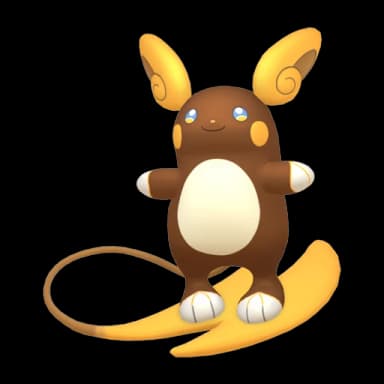 Pokémon HOME Shiny Raichu de Alola sprite 