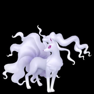 Pokémon HOME Shiny Ninetales Sombroso de Alola sprite 