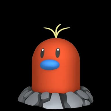 Pokémon HOME Shiny Diglett de Alola sprite 