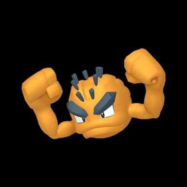 Pokémon HOME Shiny Alolan Geodude sprite 