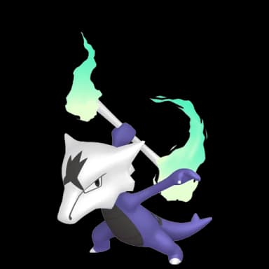 Pokémon HOME Shiny Alolan Marowak sprite 