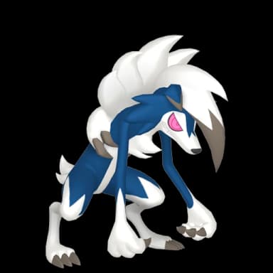 Pokémon HOME Shiny Lougaroc (Midnight) sprite 