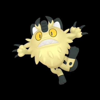Pokémon HOME Shiny Miaouss de Galar sprite 